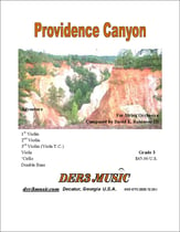 Providence Canyon Orchestra sheet music cover